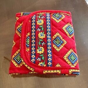 Vera Bradley Pocket Wallet Villa Red Diamond